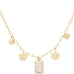 charm necklace magic moon