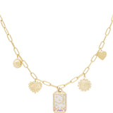 charm necklace magic moon