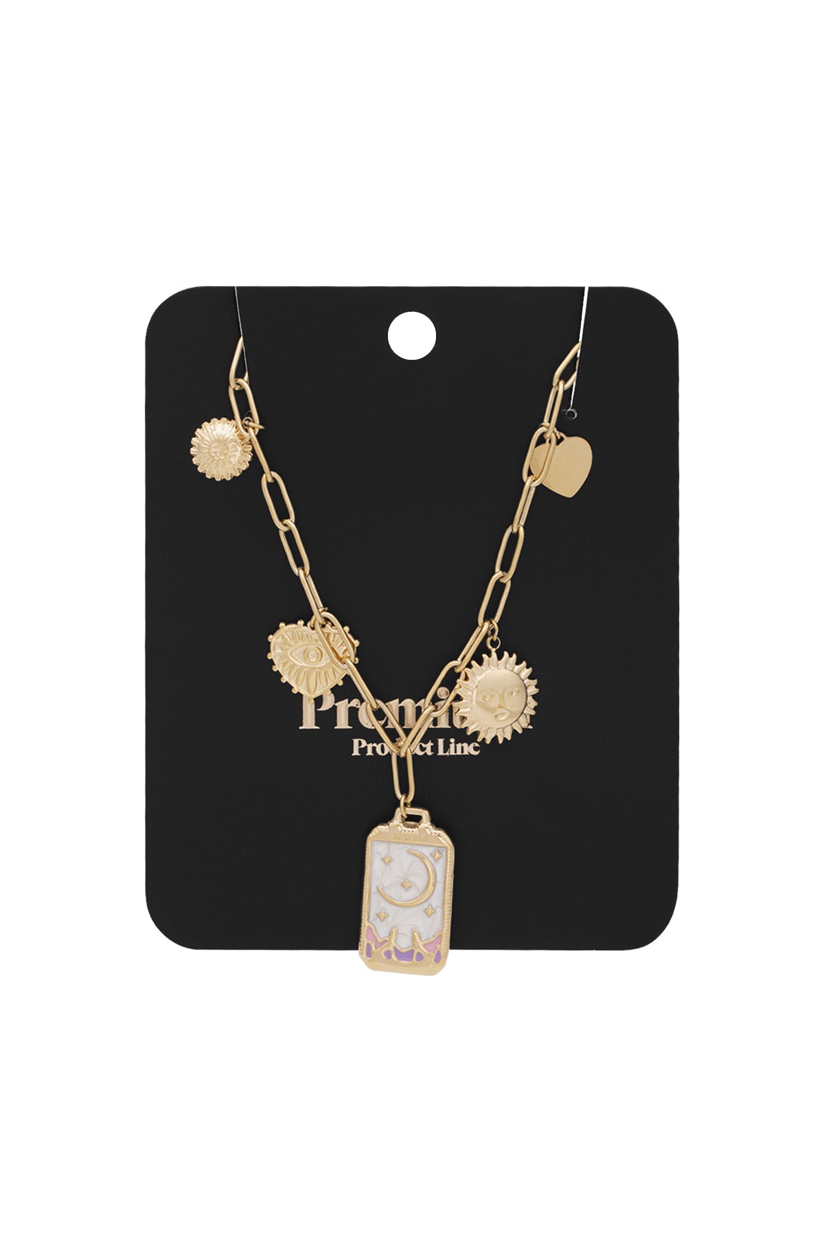 charm necklace magic moon