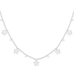 gleaming flower necklace