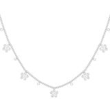 gleaming flower necklace