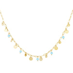 necklace mix of Gold color and red