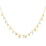 necklace mix of Gold color and red