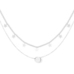 double star necklace