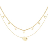 double star necklace