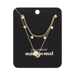 double star necklace