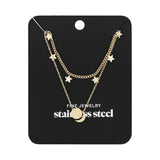 double star necklace
