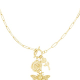 bee blossom necklace