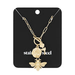 bee blossom necklace