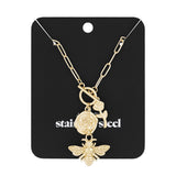 bee blossom necklace