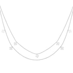 double clover necklace