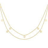 double clover necklace