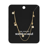 double clover necklace