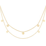 double necklace coins