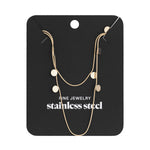 double necklace coins