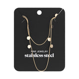 double necklace coins