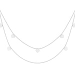 double heart necklace