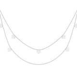 double heart necklace