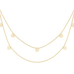 double heart necklace