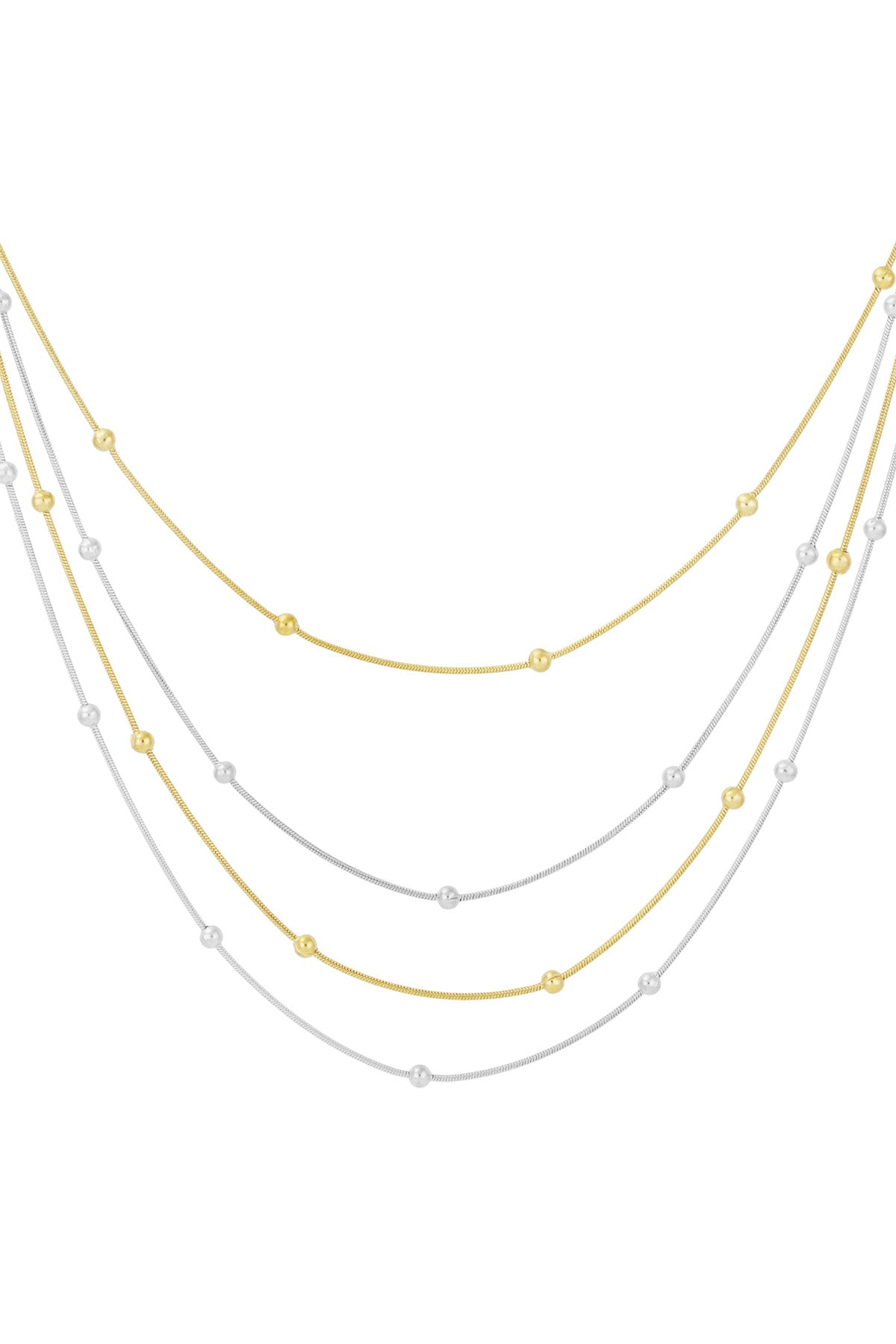 dotty layers necklace