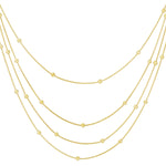 dotty layers necklace