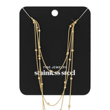 dotty layers necklace