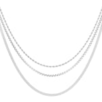 layered textures necklace