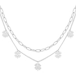 layered luck necklace
