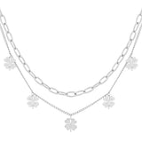 layered luck necklace