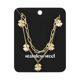 layered luck necklace