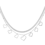 chunky heart necklace