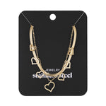 chunky heart necklace