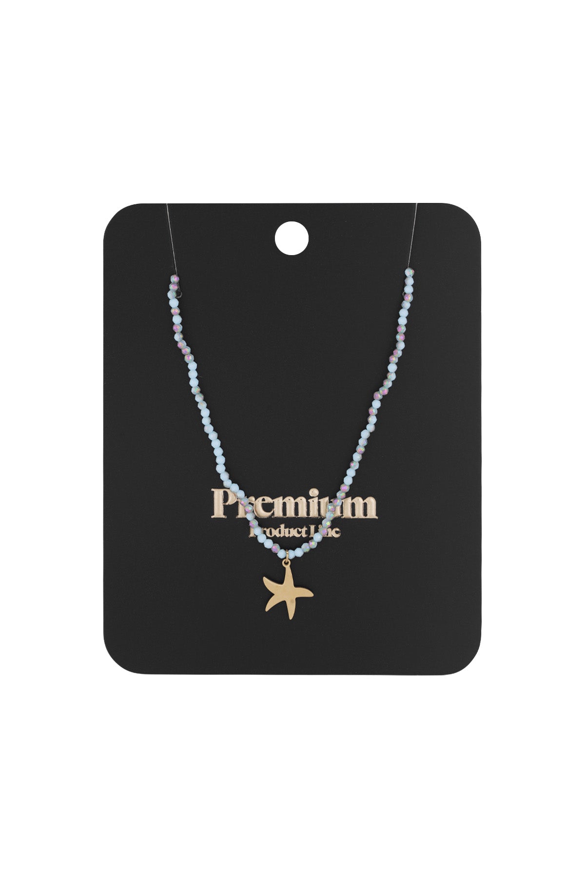 Necklace colorful starfish