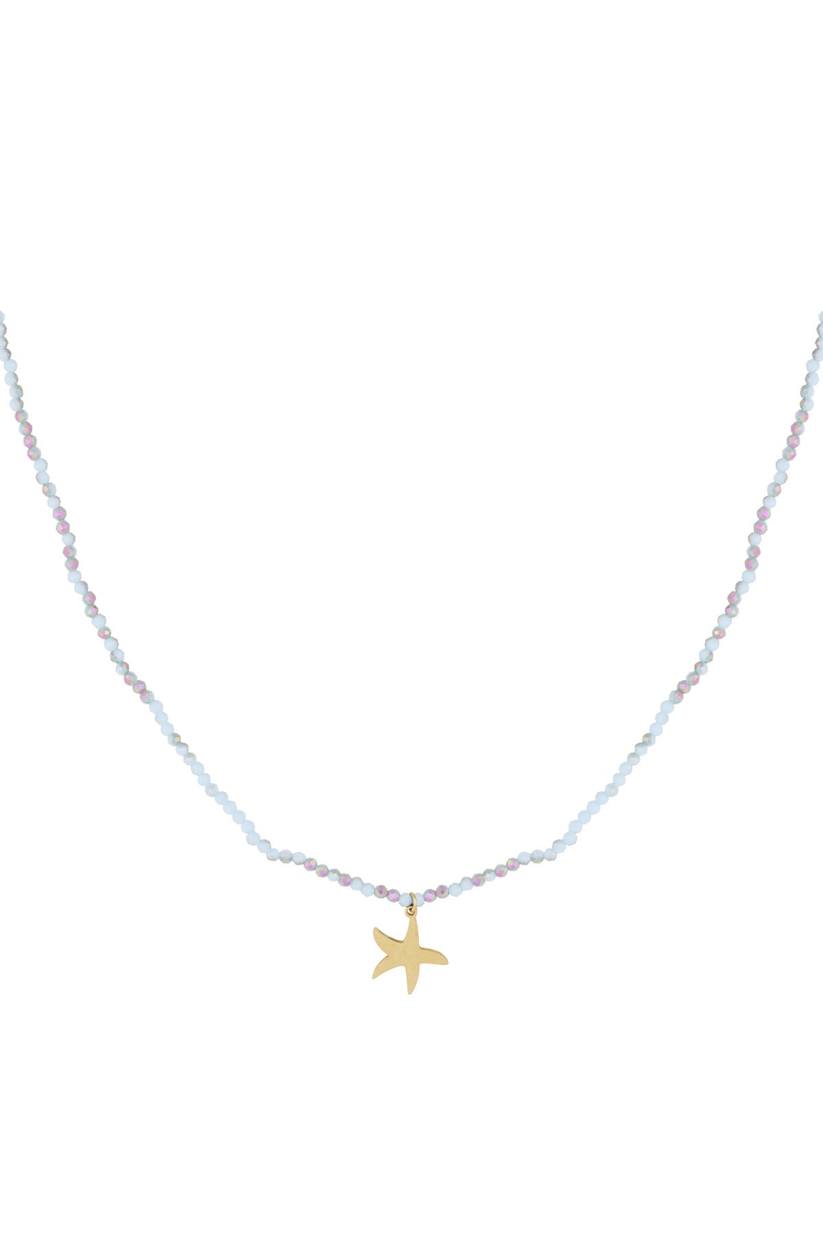 Necklace colorful starfish