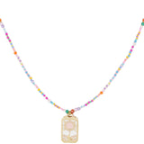 Colorful sunshine necklace - Multi