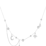 necklace trendy moon
