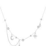 necklace trendy moon