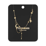 necklace trendy moon