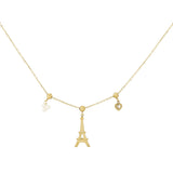 Eiffel tower necklace