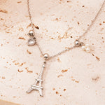Eiffel tower necklace