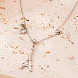 Eiffel tower necklace