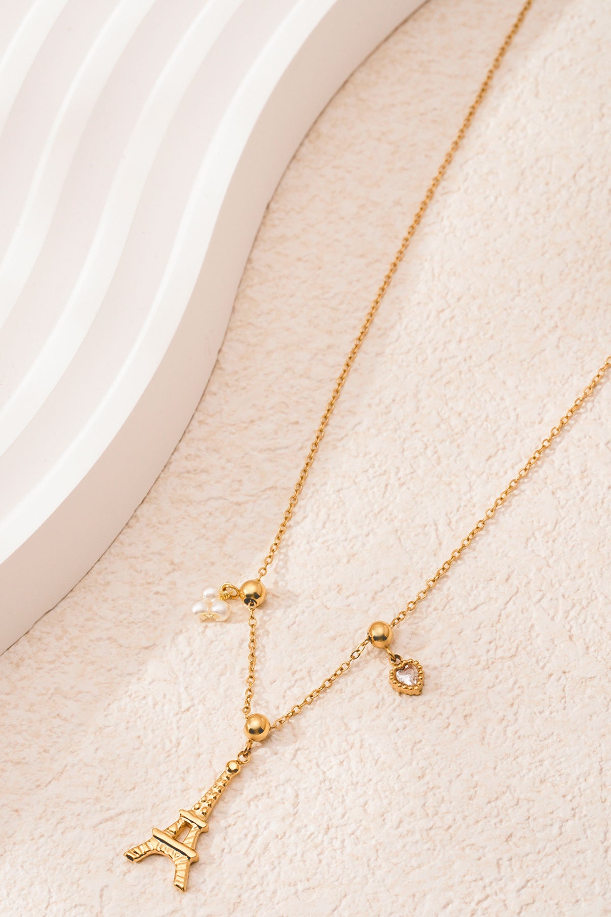 Eiffel tower necklace