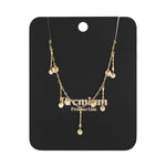 golden glimmer necklace