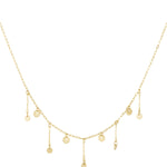 golden glimmer necklace