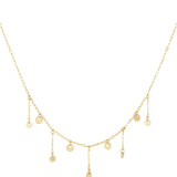golden glimmer necklace