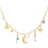 love you to the moon and back necklace