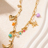 love you to the moon and back necklace