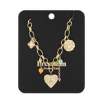 charm necklace eye wedge