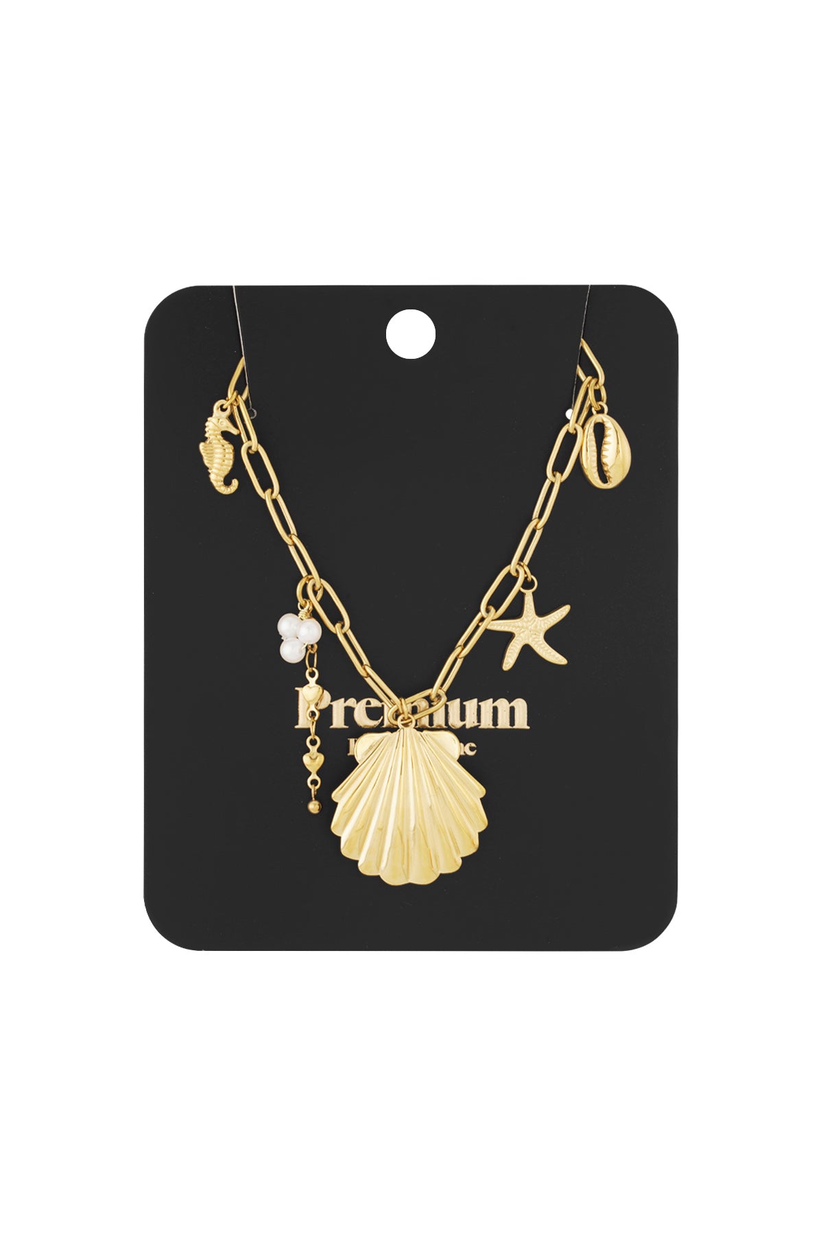 large beachy necklace