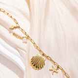 large beachy necklace
